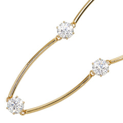 スワロフスキー コンステラ ネックレス ゴールド メッキ レディース SWAROVSKI 【中古】