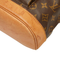 ルイ ヴィトン モノグラム モンスリPM リュック バックパック M51137 ブラウン PVC レザー レディース LOUIS VUITTON 【中古】