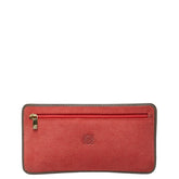 ロエベ アナグラム - ペンケース レッド ブラウン スウェード レザー レディース LOEWE 【中古】
