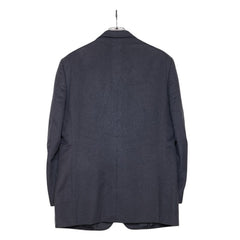 バーバリー プレステージコレクション テーラードジャケット シングル グレー ウール メンズ BURBERRY 【中古】