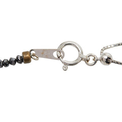 K18WG ホワイトゴールド ブラックダイヤ20.00ct ネックレス レディース 【中古】