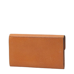 グッチ オールド ホースビット 札入れ 折り財布 030 662 0793 ブラウン レザー レディース GUCCI 【中古】