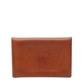 エルメス カルヴィ カードケース 名刺入れ マルチケース ブラウン トゴ メンズ HERMES 【中古】
