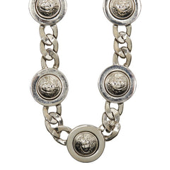 ヴェルサーチェ メデューサ ネックレス チョーカー シルバー メタル レディース VERSACE 【中古】