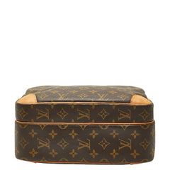 ルイ ヴィトン モノグラム ナイル ショルダーバッグ M45244 ブラウン PVC レザー レディース LOUIS VUITTON 【中古】