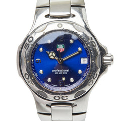 タグホイヤー キリウム 腕時計 WL1216 クオーツ ブルー文字盤 ステンレススチール メンズ TAG HEUER 【中古】