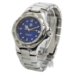 タグホイヤー キリウム 腕時計 WL1216 クオーツ ブルー文字盤 ステンレススチール メンズ TAG HEUER 【中古】