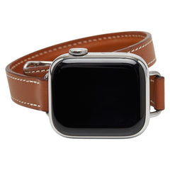 エルメス × Apple Watch アップルウォッチ シリーズ7 41mm GPS + Cellular 腕時計 動作確認済み A2476 ステンレススチール スイフト メンズ HERMES 【中古】