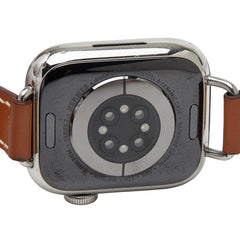 エルメス × Apple Watch アップルウォッチ シリーズ7 41mm GPS + Cellular 腕時計 動作確認済み A2476 ステンレススチール スイフト メンズ HERMES 【中古】