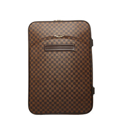 ルイ ヴィトン ダミエ ぺガス65 キャリーバッグ N23295 ブラウン PVC レザー レディース LOUIS VUITTON 【中古】