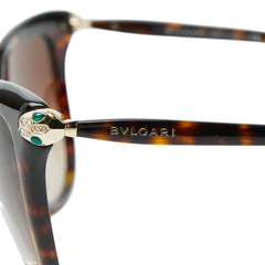 ブルガリ セルペンティ サングラス グラデーションレンズ アジアンフィット 8188 B-F ブラウン プラスチック レディース BVLGARI 【中古】