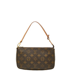ルイ ヴィトン モノグラム ポシェット アクセソワール ハンドバッグ M51980 ブラウン PVC レザー レディース LOUIS VUITTON 【中古】