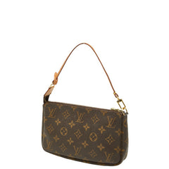 ルイ ヴィトン モノグラム ポシェット アクセソワール ハンドバッグ M51980 ブラウン PVC レザー レディース LOUIS VUITTON 【中古】