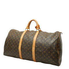 ルイ ヴィトン モノグラム キーポル60 ボストンバッグ トラベルバッグ M41422 ブラウン PVC レザー レディース LOUIS VUITTON 【中古】