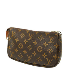 ルイ ヴィトン モノグラム ポシェット アクセソワール ショルダーバッグ M51980 ブラウン PVC レザー レディース LOUIS VUITTON 【中古】