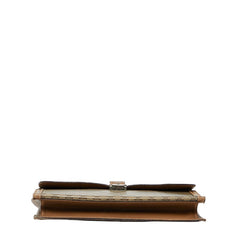 セリーヌ マカダム クラッチバッグ セカンドバッグ ベージュ PVC レザー レディース CELINE 【中古】