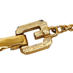 ジバンシー Gロゴ 1979 ネックレス ゴールド レッド メッキ レディース Givenchy 【中古】