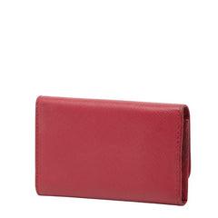 プラダ 6連 リボン キーケース 1M0222 ブラック サフィアーノレザー レディース PRADA 中古