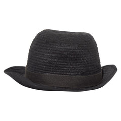 グッチ 帽子 ハット サイズL 102580 ブラック レザー ラビット レディース GUCCI 【中古】