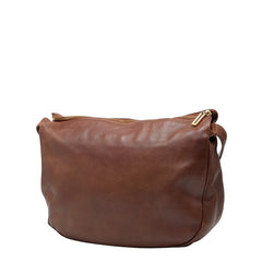 ロエベ アナグラム 斜め掛け ショルダーバッグ ブラウン レザー レディース LOEWE 【中古】