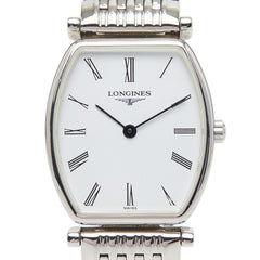ロンジン グランドクラシック 腕時計 L4 205 4 クオーツ ホワイト文字盤 ステンレススチール レディース LONGINES 【中古】