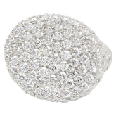 Pt900 プラチナ ダイヤ6.00ct リング 指輪 レディース 12号 【中古】