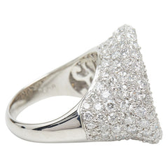 Pt900 プラチナ ダイヤ6.00ct リング 指輪 レディース 12号 【中古】