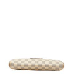 ルイ ヴィトン ダミエ アズール エヴァ チェーン ショルダーバッグ ハンドバッグ N55214 ホワイト PVC レザー レディース LOUIS VUITTON 【中古】