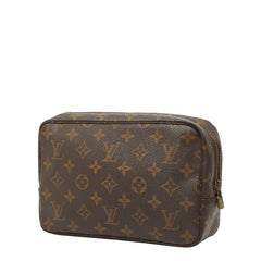 ルイ ヴィトン モノグラム トゥルース トワレット 23 ポーチ M47524 ブラウン PVC レザー レディース LOUIS VUITTON 【中古】