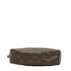 ルイ ヴィトン モノグラム トゥルース トワレット 23 ポーチ M47524 ブラウン PVC レザー レディース LOUIS VUITTON 【中古】