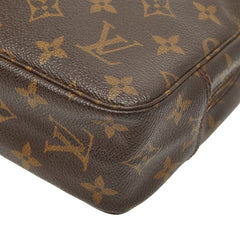 ルイ ヴィトン モノグラム トゥルース トワレット 23 ポーチ M47524 ブラウン PVC レザー レディース LOUIS VUITTON 【中古】
