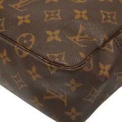 ルイ ヴィトン モノグラム トゥルース トワレット 28 セカンドバッグ クラッチバッグ M47522 ブラウン PVC レディース LOUIS VUITTON 【中古】