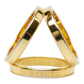 エルメス トリオ スカーフリング ゴールド メッキ レディース HERMES 【中古】