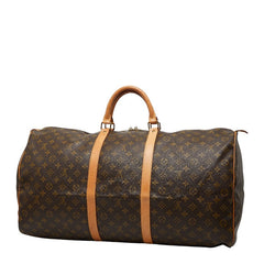 ルイ ヴィトン モノグラム キーポル60 ボストンバッグ トラベルバッグ M41422 ブラウン PVC レザー レディース LOUIS VUITTON 【中古】