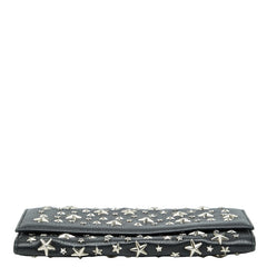 ジミーチュウ スタースタッズ チェーンウォレット ブラック レザー レディース JIMMY CHOO 中古