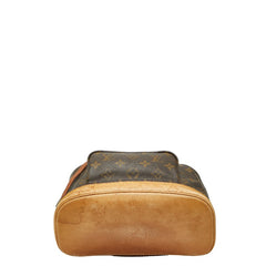 ルイ ヴィトン モノグラム モンスリMM リュック バックパック M51136 ブラウン PVC レザー レディース LOUIS VUITTON 【中古】