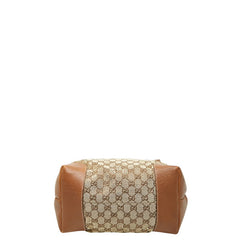 グッチ GGキャンバス トートバッグ ショルダーバッグ 247236 ベージュ ブラウン キャンバス レザー レディース GUCCI 【中古】