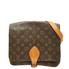 ルイ ヴィトン モノグラム カルトシエールGM 斜め掛け ショルダーバッグ M51252 ブラウン PVC レザー レディース LOUIS VUITTON 【中古】