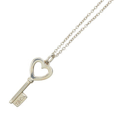 ティファニー ハート キー ネックレス SV925 シルバー レディース TIFFANY&Co. 【中古】