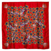 シャネル ジュエリー 宝石柄 スカーフ レッド マルチカラー レディース CHANEL 【中古】