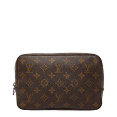 ルイ ヴィトン モノグラム トゥルース トワレット23 ポーチ M47524 ブラウン PVC レザー レディース LOUIS VUITTON 【中古】