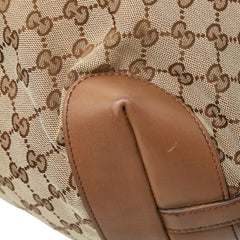 グッチ GGキャンバス トートバッグ ショルダーバッグ 247207 ベージュ キャンバス レザー レディース GUCCI 【中古】