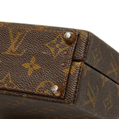 ルイ ヴィトン モノグラム アタッシュケース ダイヤルロック トランク ビジネスバッグ M53175 ブラウン PVC レザー メンズ LOUIS VUITTON 【中古】