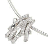 K18WG ホワイトゴールド ダイヤ0.70ct ペンダント ネックレス レディース 【中古】