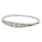 Pt900 プラチナ ダイヤ0.20ct リング 指輪 レディース 13.5号 【中古】
