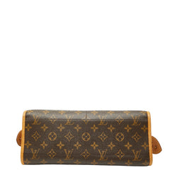 ルイ ヴィトン モノグラム ポパンクール ロン 斜め掛け ショルダーバッグ M40008 ブラウン PVC レザー レディース LOUIS VUITTON 【中古】
