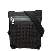 ジバンシー ロゴ 斜め掛け ショルダーバッグ ブラック ブラウン ナイロン レディース Givenchy 【中古】
