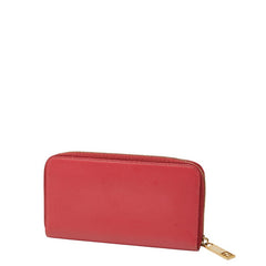 フェンディ ラウンドファスナー 長財布 8M0024 ピンク レザー レディース FENDI 【中古】