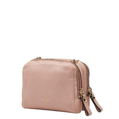 ヴァレンティノ ロックスタッズ ショルダーバッグ ピンク レザー レディース VALENTINO 【中古】