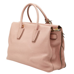 エム シー エム ミラ ハンドバッグ トートバッグ ピンク レザー レディース MCM 【中古】